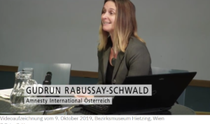 Fotos: © Videoaufzeichnung vom 9. Oktober 2019, Bezirksmuseum Hietzing, Wien © Peter R. Horn